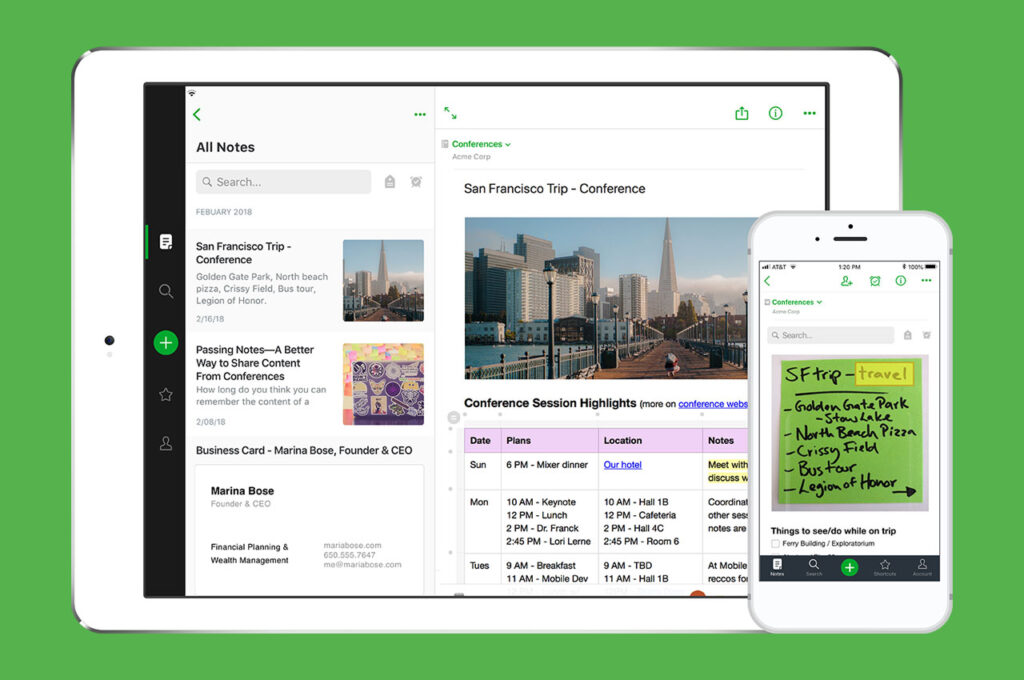what can you do with evernote