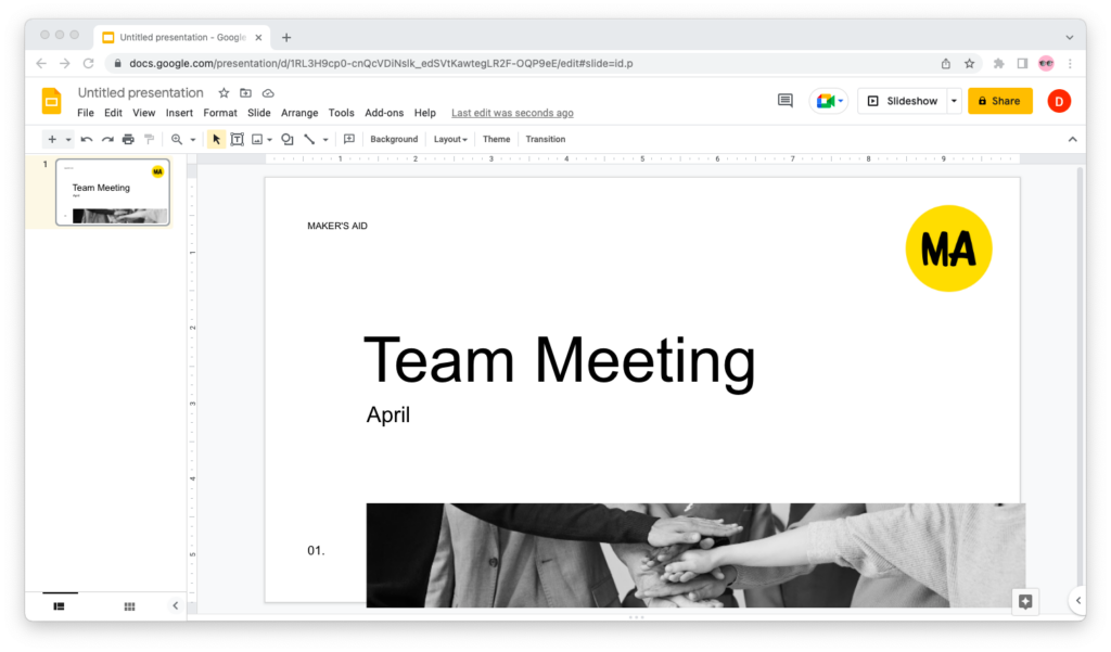 how to make canva presentation into google slides