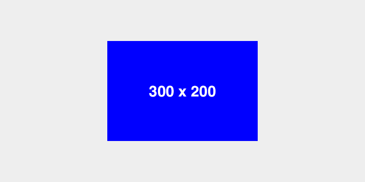 Example for a 300 x 200 ad banner