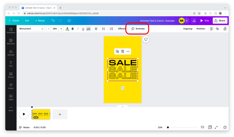 how-to-animate-text-in-canva-video-tutorial-maker-s-aid